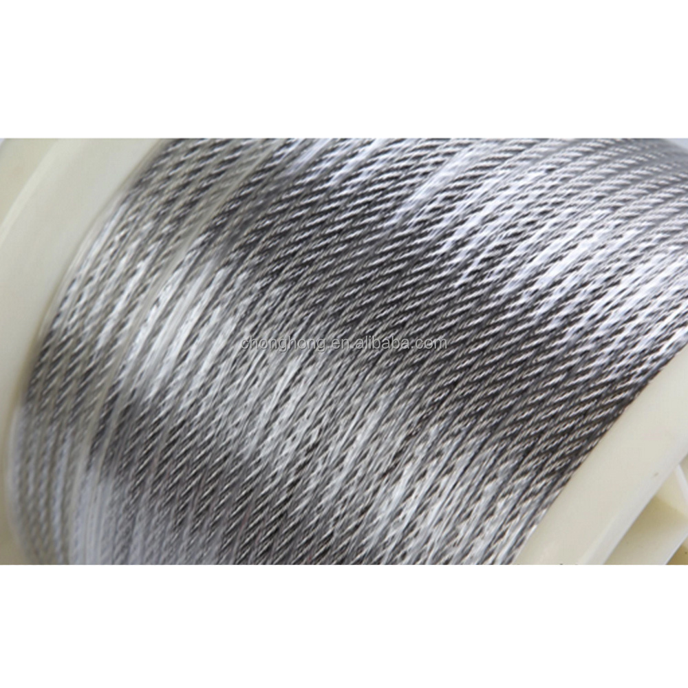 In stock Wholesale Price 1*19 Steel Cable Rope Wires 0.9mm Inox Cable 1x19 Stainless Steel Wire Rope