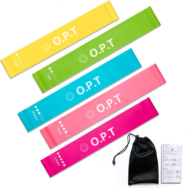 Training Fitness Gum Exercise Gym Strength Resistance Bands Pilates Sport Rubber Fitness Mini Bands Workout Equipment