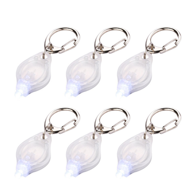 Best Selling Super Mini Lamp LED Torch Flashlight keyring Promotional Keychain factory