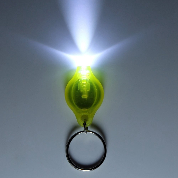 Best Selling Super Mini Lamp LED Torch Flashlight keyring Promotional Keychain factory