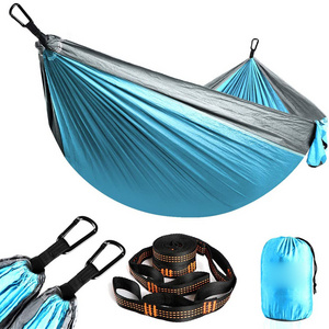 2021 High quality Outdoors Backpacking Survival or Travel Single & Double parachute Hammocks/camping hammock