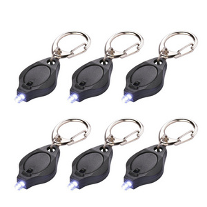 Best Selling Super Mini Lamp LED Torch Flashlight keyring Promotional Keychain factory