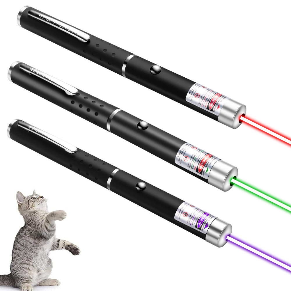 laser Pointer Pen Red Blue Green Stars Cat Toy Flash lightLong Distance Beam Powerful Green Blue Red Laser Pointers Dog Toy