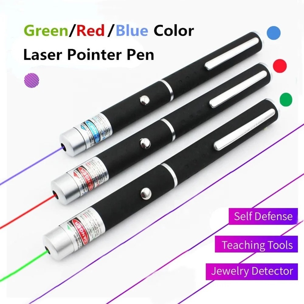 laser Pointer Pen Red Blue Green Stars Cat Toy Flash lightLong Distance Beam Powerful Green Blue Red Laser Pointers Dog Toy