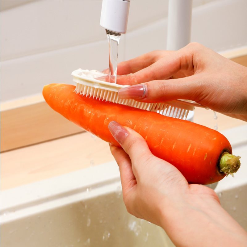 Kitchen Cleaning Brush Multi-functional Bendable Fruit Vegetable Clean Brush Sink Cutting Board Gap Brush