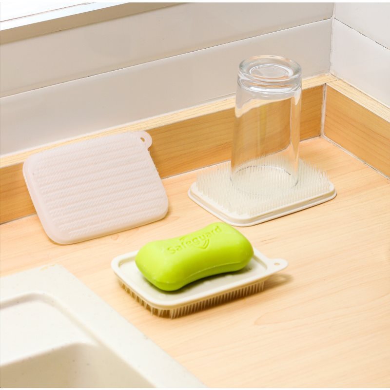 Kitchen Cleaning Brush Multi-functional Bendable Fruit Vegetable Clean Brush Sink Cutting Board Gap Brush