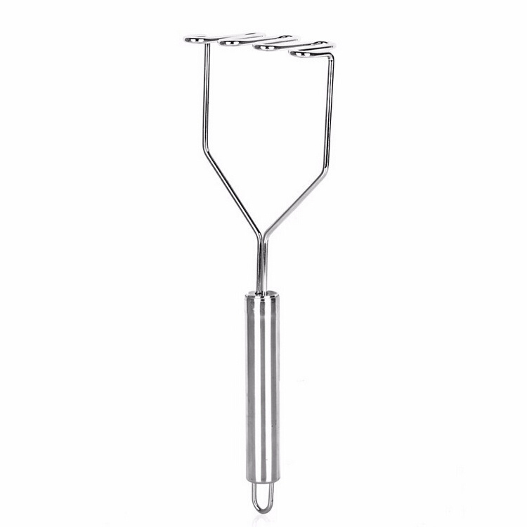 Stainless Steel Kitchen Gadget Potato Masher Press Cooking Tool Mashed Potatoes Wavy Pressure Ricer Accessories