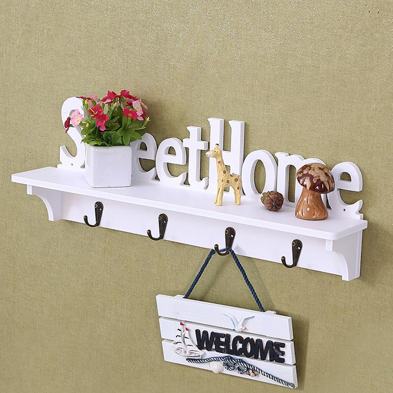 Creative Decoration Organizer Storage Rack Shelf Holder Wall Shelf Hanging for Home Bedroom