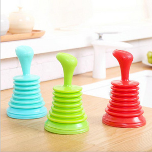 Kitchen Sink Plunger Pipeline Household Sewer Suction Plug Bathroom Products Toilet Plungers