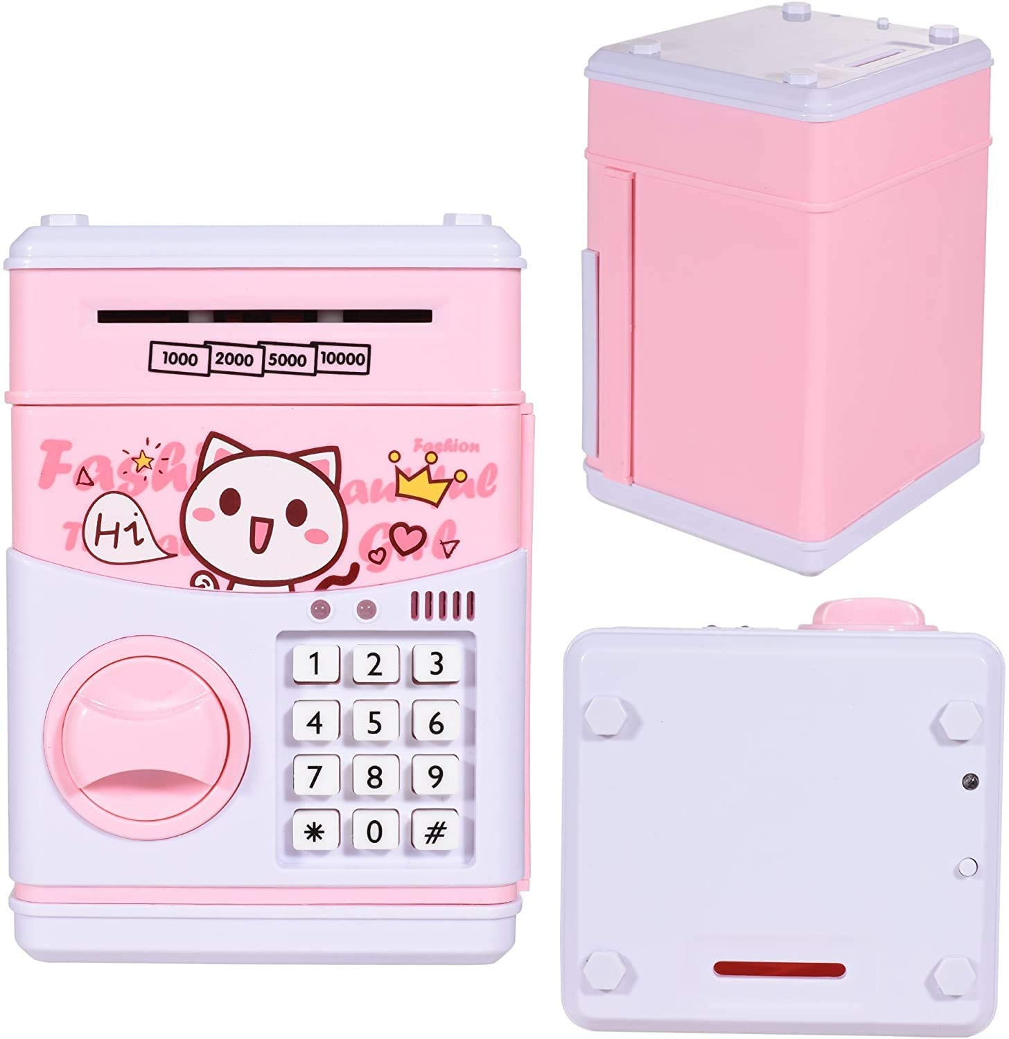 Tin Box Counting Electronic Panda Piggy Bank Cash Coin Cartoon ATM Money Saver Coin Bank Piggy Bank for kids