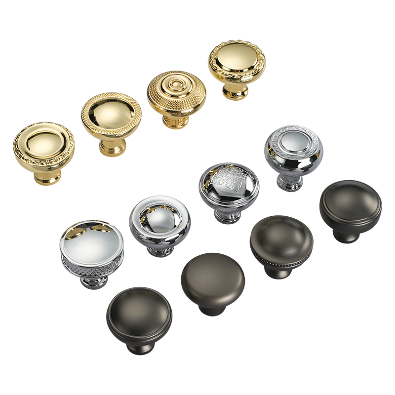 Manufacturer Kitchen Cabinet handle Knobs Black Gold Drawer Furniture Handles