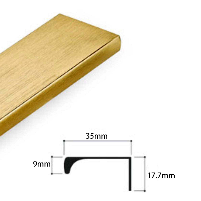 Invisible Furniture Cabinet Handle Wardrobe Hidden Door Handles Good Quality Luxury Aluminum Alloy Furniture Handle & Knob