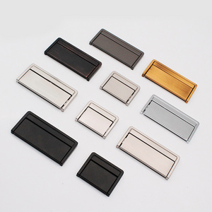 New Recessed Furniture Concealed Hidden Door Handle Metal Hidden Cabinet Handles Pulls