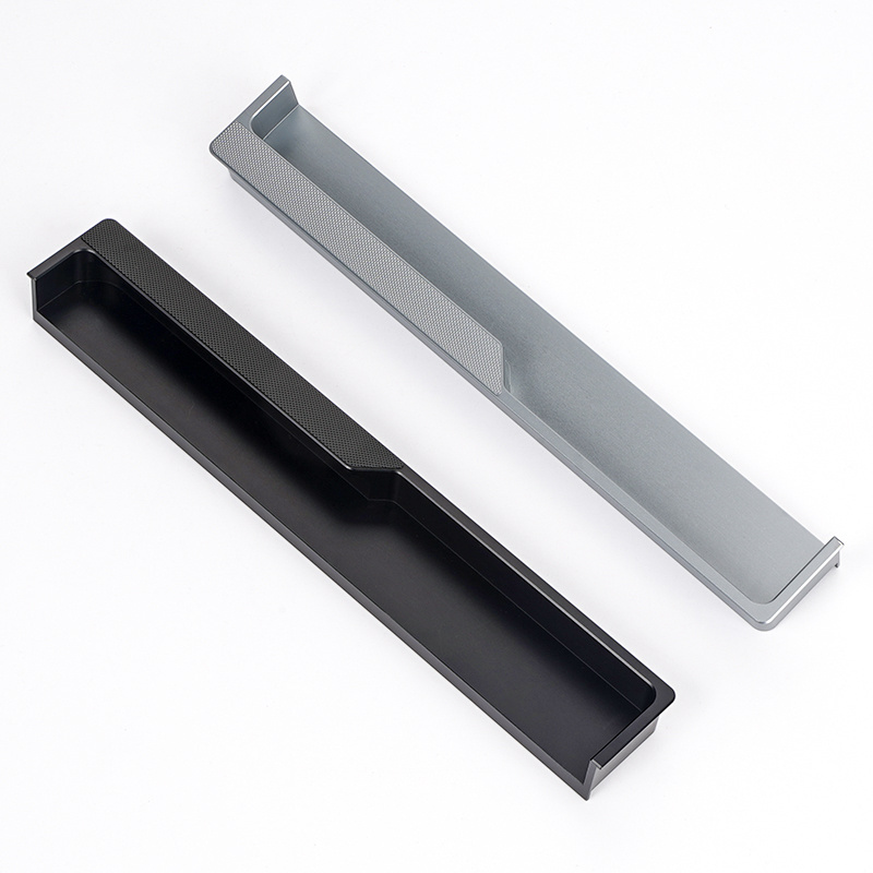 Drawer Matt Black Aluminium Kitchen Cabinets Door Pull Handle Cabinet Handles Cabinet Pulls And Knobs