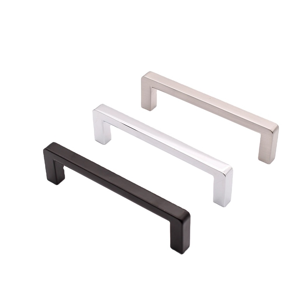 OEM factory hot selling bathroom handrail pipes ss cabinet pull handles stainless steel U door grip handle