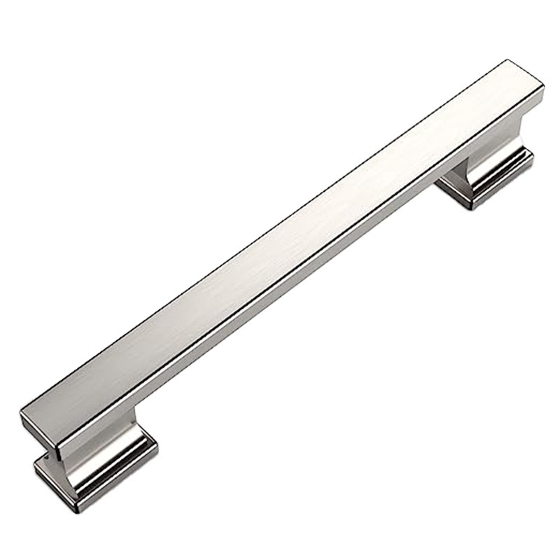 Polished Chrome Cabinet Pulls 5 Inch(128mm) Hole Centers Kitchen Cabinet Handles silver Hardware Kitchen Handles for Cabinets