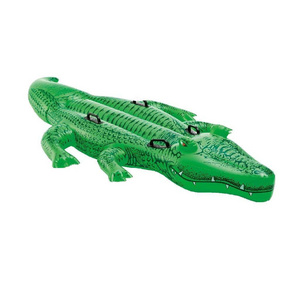 CHOOYOU Durable Crocodile Inflatable Toy Water Swimming Float Inflatable Animal Ride On Adult&KIDS