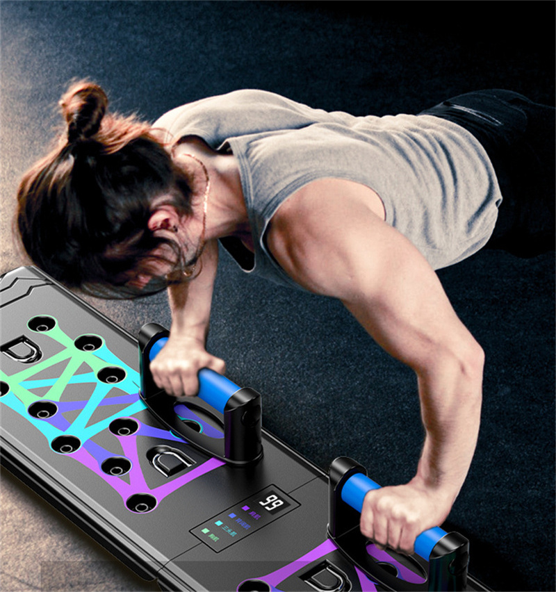 CHOOYOU Customized Folding Push Up Board Multifunctional Exercise Table Abdominal Muscle Gym Sports Portable Fitness Equipment