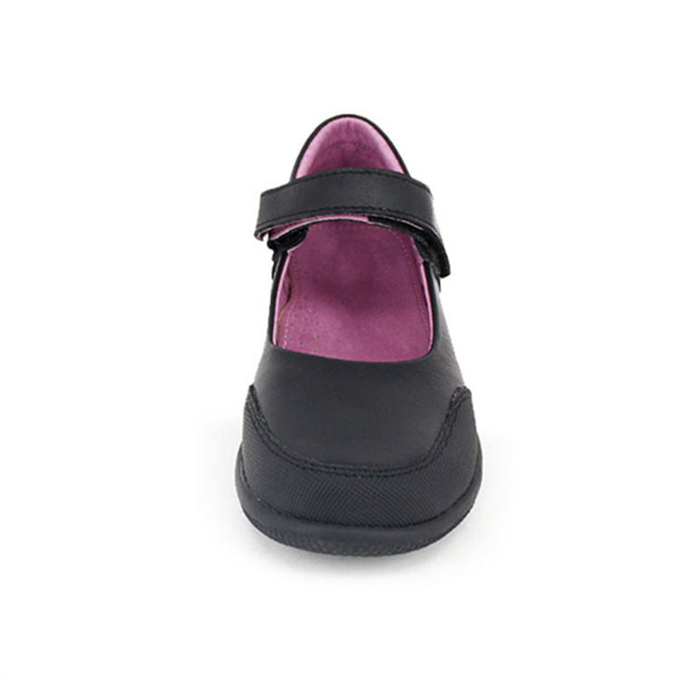 Guangzhou Custom Shoes Genuine Leather Children Kids Bulk Oxford Uniform Black School Shoes for Girls