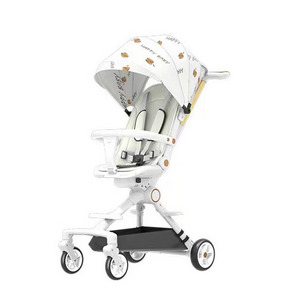 new design can sit and lie  portable folding baby stroller with dinner plate and foot rests for 6 months to 3 years old kids