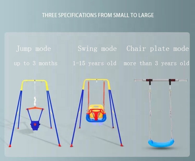 new modal cheap price children's play indoor outdoor hanging chair baby seat jumping swing chair for morn than 3 months kids