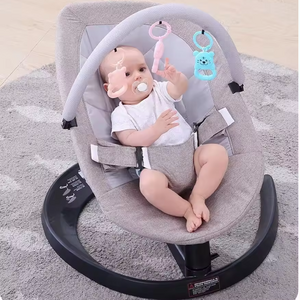 new modal cheap price good quality steel Baby Swing Cradle crib Rocking Chair Portable indoor with mosquito net and toys