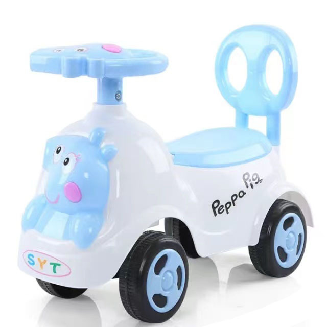 new design cute cartoon children twist car walker slide ride on car baby swing cars with music for 1 to 3 years old kids