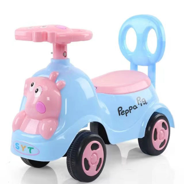 new design cute cartoon children twist car walker slide ride on car baby swing cars with music for 1 to 3 years old kids