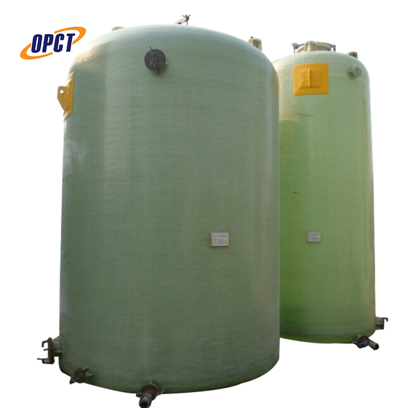 1000m3 fiberglass horizontal frp grp Hydrochloric acid storage tank