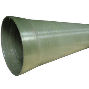 High Strength FRP GRP round Tube Wound and Moulded with Smooth Surface Treatment Cutting Processing Service Available