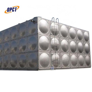 Hot sale sectional ss water tank /stainless steel welded water storage tank