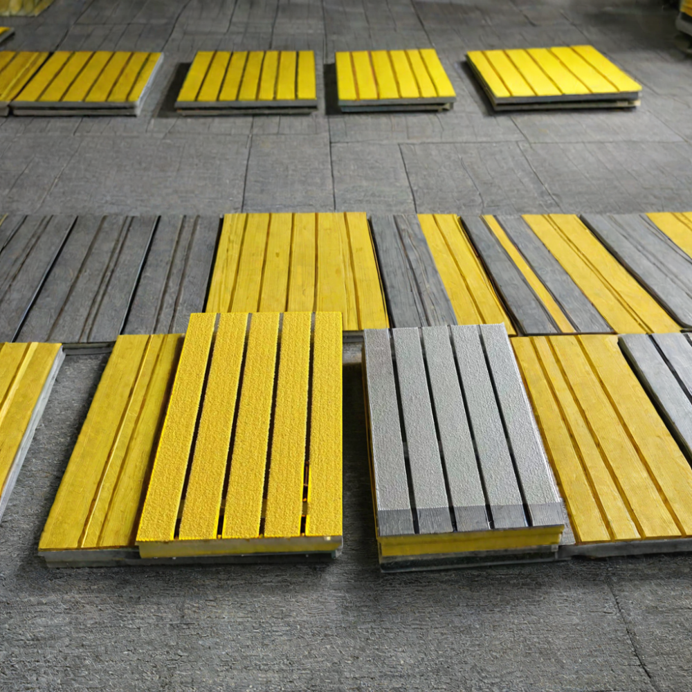 Fiberglass FRP Pultruded Grating I-Shape Bar Grating