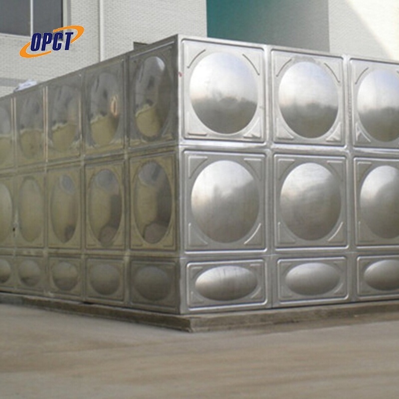 Hot sale sectional ss water tank /stainless steel welded water storage tank