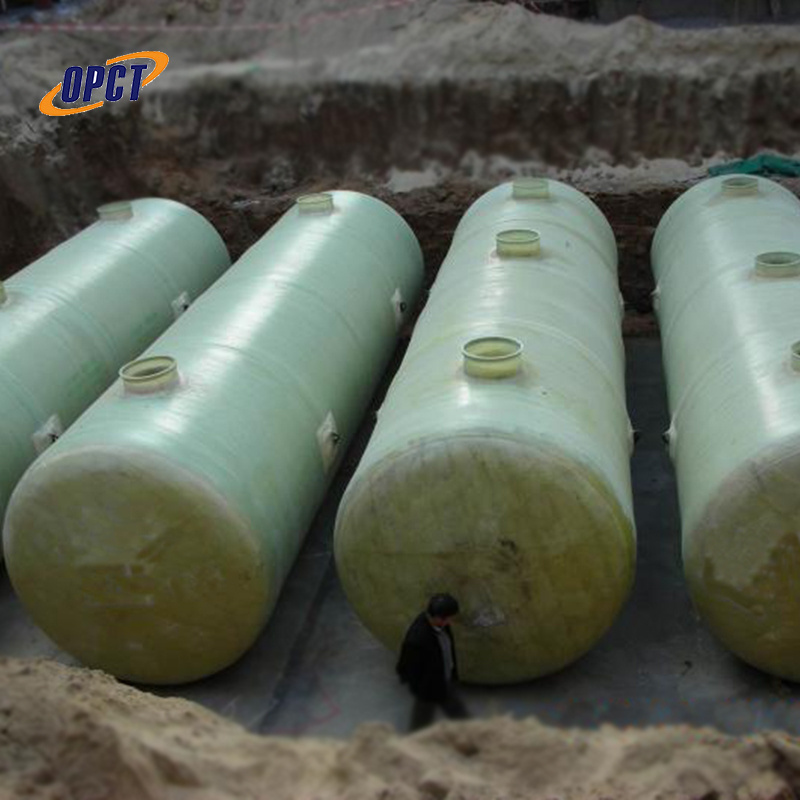 Stackable fiberglass FRP septic tanks used for sewage treatment