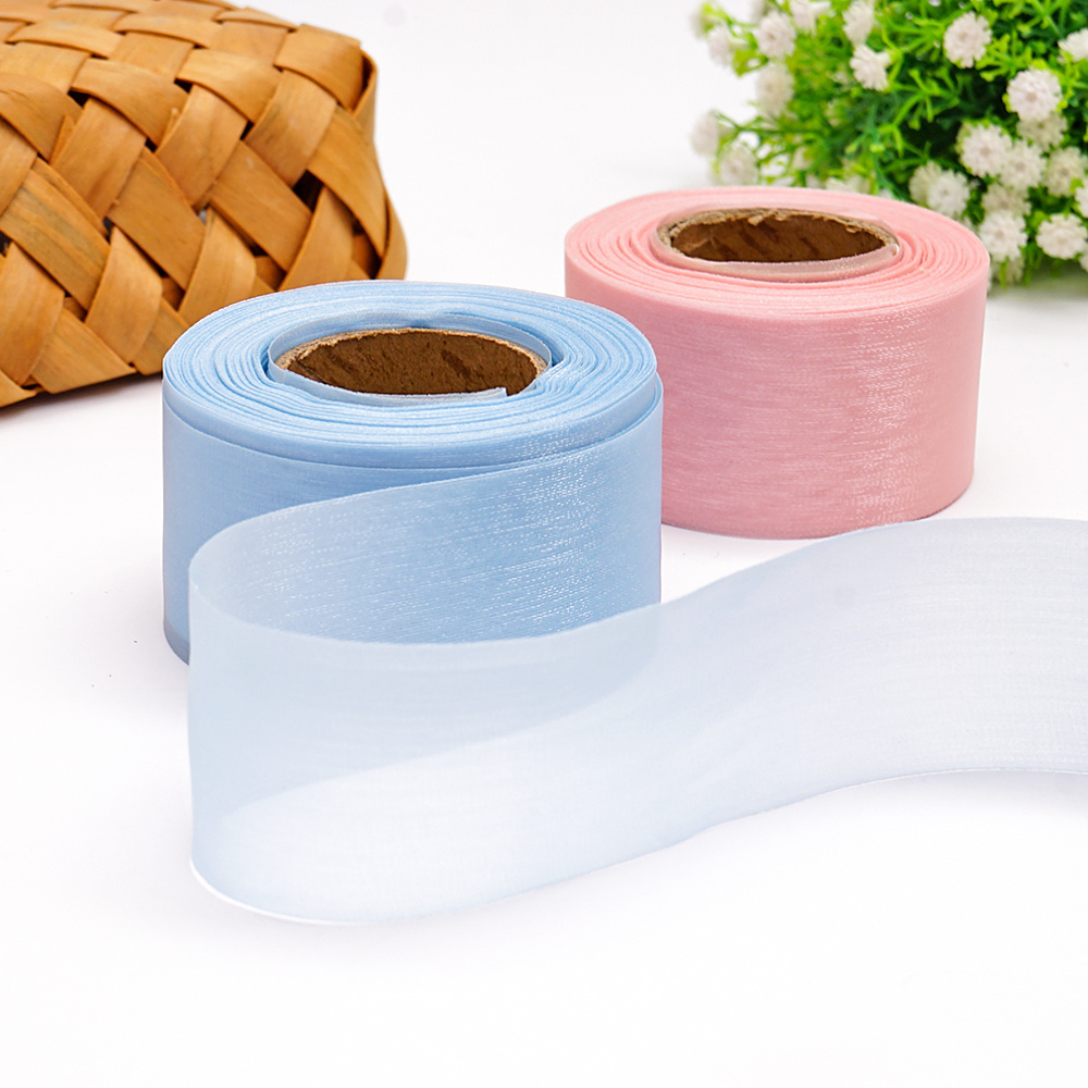 organza ribbons gift packaging chiffon organza ribbon roll