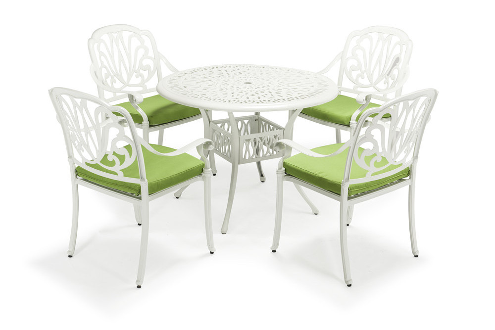 Garden Cast aluminum Chairs And Table Patio Outdoor Furniture  Balcony patio Leisure Furniture