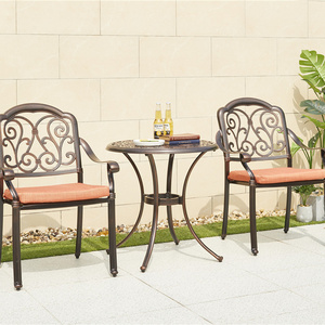 Garden Cast aluminum Chairs And Table Patio Outdoor Furniture  Balcony patio Leisure Furniture