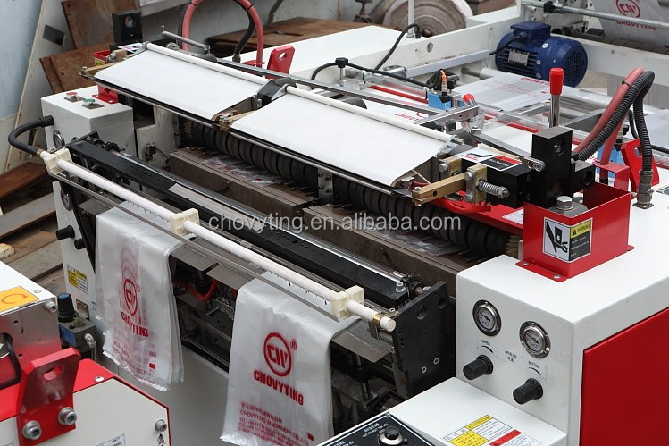 automatic recycle plastic garbage bag forming machine PLA biodegradable PE shopping T-Shirt vest Bag Making Machine