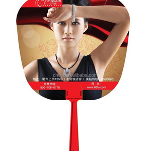 Promotion gifts customized portable advertising fan plastic hand fan