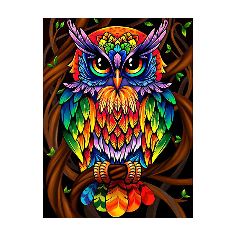 OEM/ODM Diamond Painting 5D Cross Stitch Diamond Embroidery Owl Magic Book Cat Full Drill Mosaic Pattern Home Decor Gift