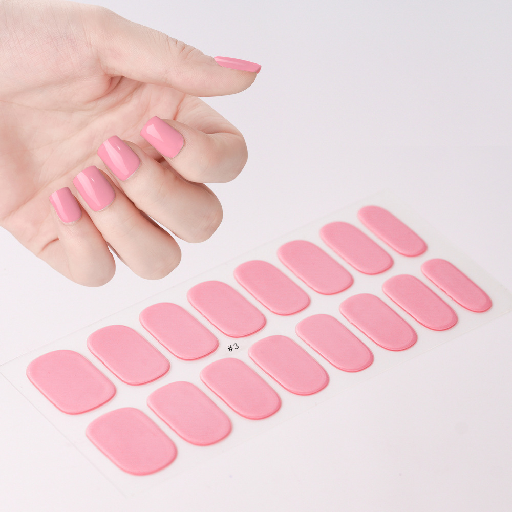 Best Seller Art Decals Adhesive Easy Apply Semi Cured Gel Strips With The Uv Lamp Light Nail Wraps 3d Custom Gel