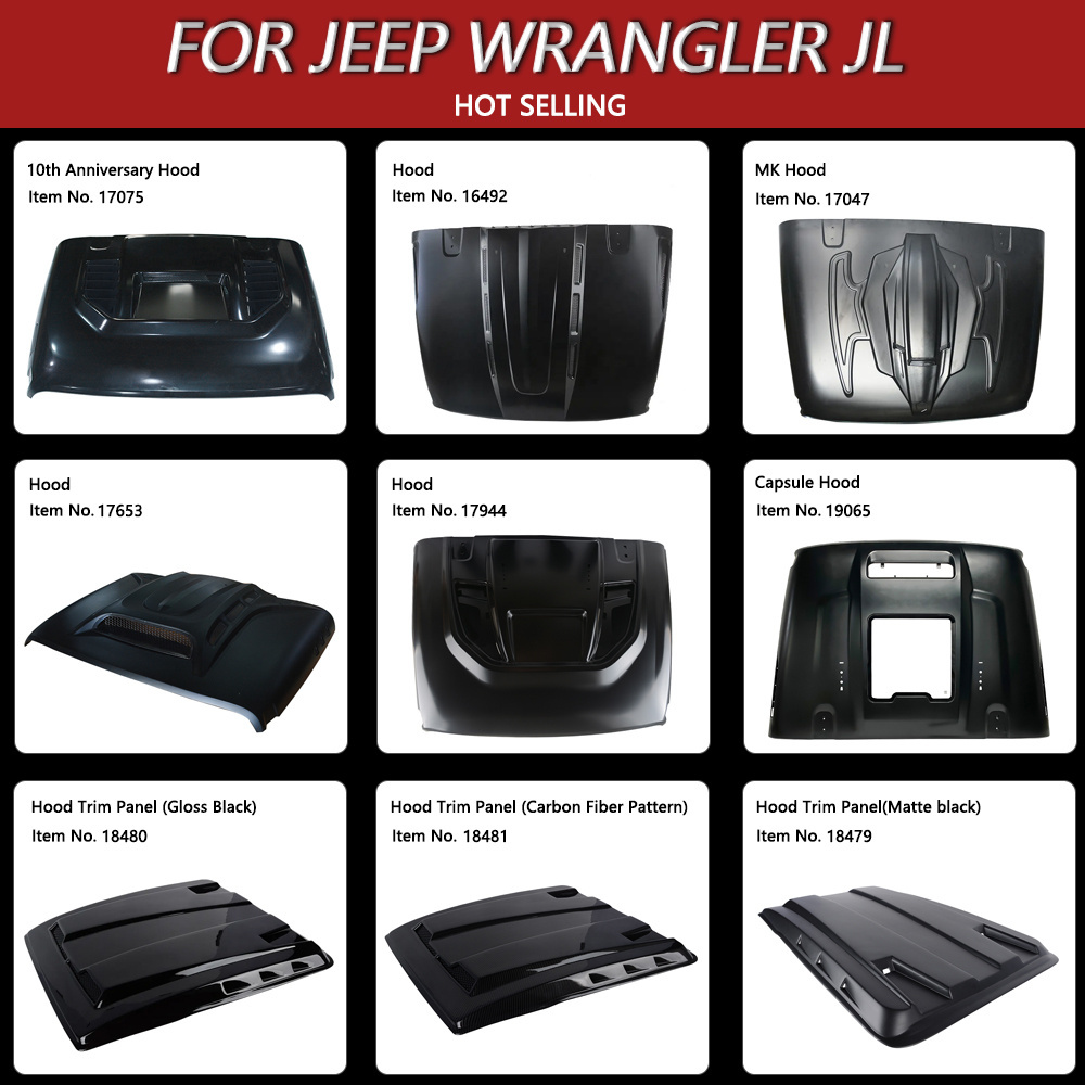 rear bumper  tire carrie jeep wrangler jl accessories & parts skid plate  tail lights  front bumper roof rack  half doors  hood