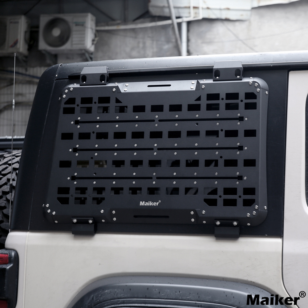 Maiker Off Road Outdoor Camping  Window Expansion Panel   Kit   With Recovery Track  Tank  For  Jeep Wrangler  JL