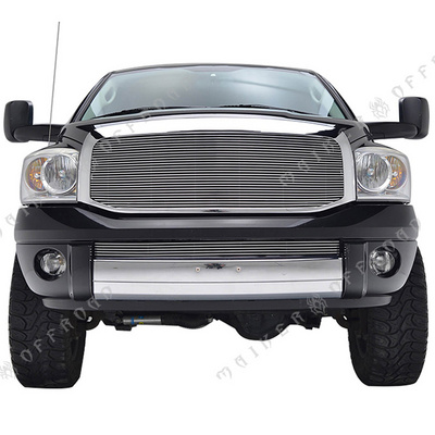 Horizontal Billet Packaged Black Grille For Dodge Ram 1500 2500 3500 2006-2009 Accessories