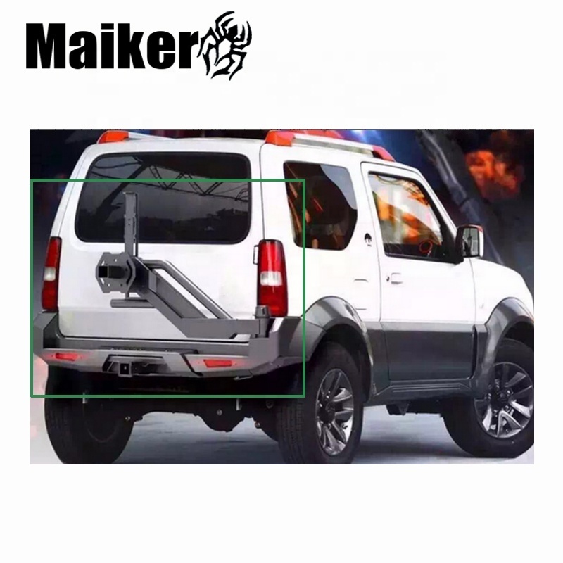 Maiker 4x4 Solider rear bumper with tire carrier for suzuki jimny car accessories back bumper guard