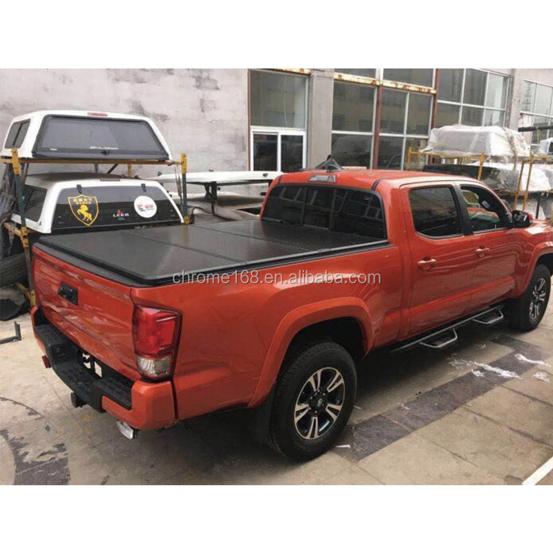 Pickup Tri-fold  Tonneau Cover For Tundra 2008 - 2017 Truck Parts Tailbox Cover