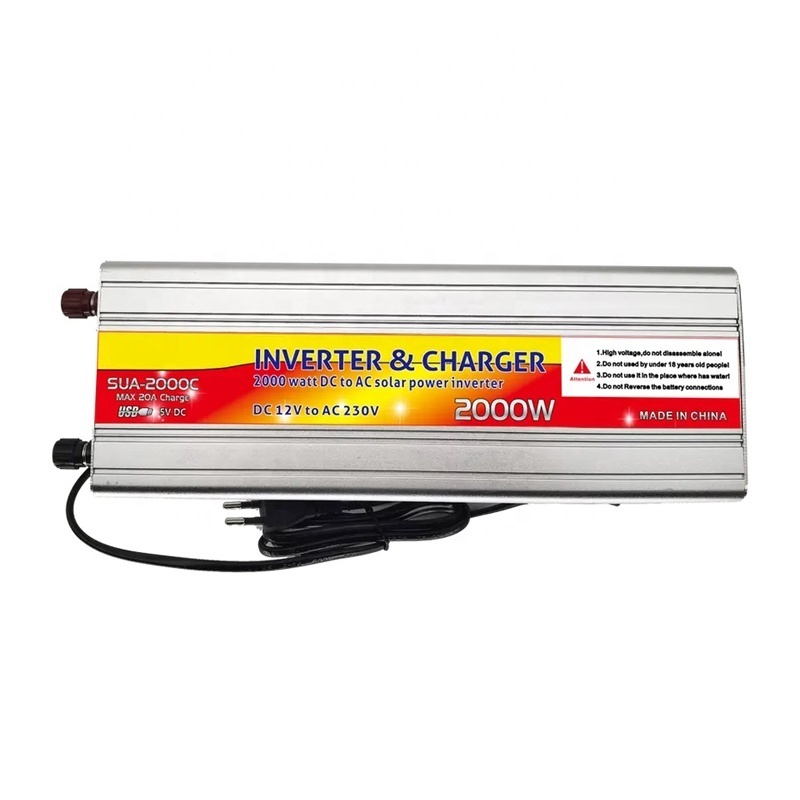 DC TO AC 12V 220V 1000W 2000W 3000W Modified Sine Wave Power Inverter with a built-in Charger UPS and Battery Charger