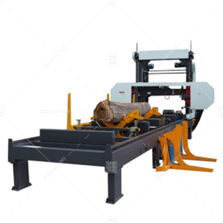 Forestry Machinery Horizontal Portable Sawmill Log Wood Band Saw Portable Sawmill