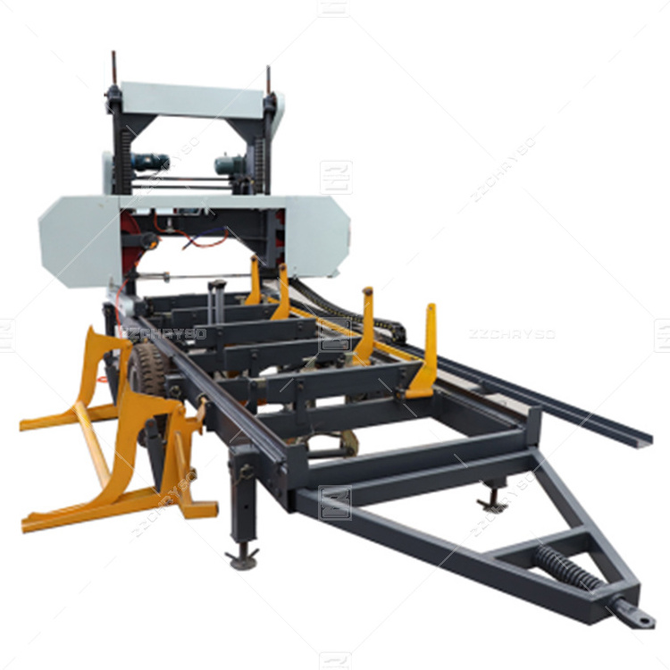 Forestry Machinery Horizontal Portable Sawmill Log Wood Band Saw Portable Sawmill