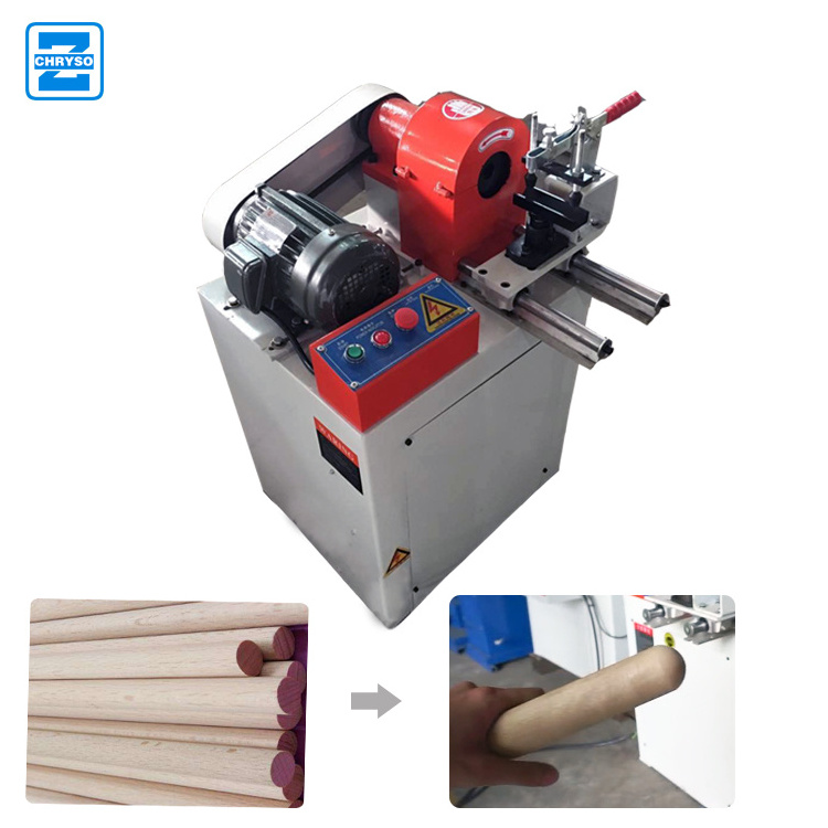 Wooden Round Stick / Wood Broomstick Making Machine  / Wood Dowel Making Machine for Broom Handle Round Shovel Stick